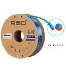 R3D PLA-Silk Red/Green/Blue Filament 1.75mm 1kg