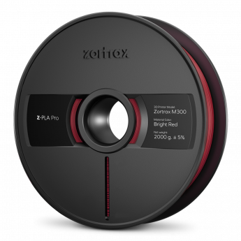 Filament Zortrax Z-PLA Pro 1,75mm 2kg Bright red