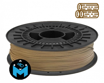 Machines-3D Filament WOOD 1,75mm 600g Wood Natural