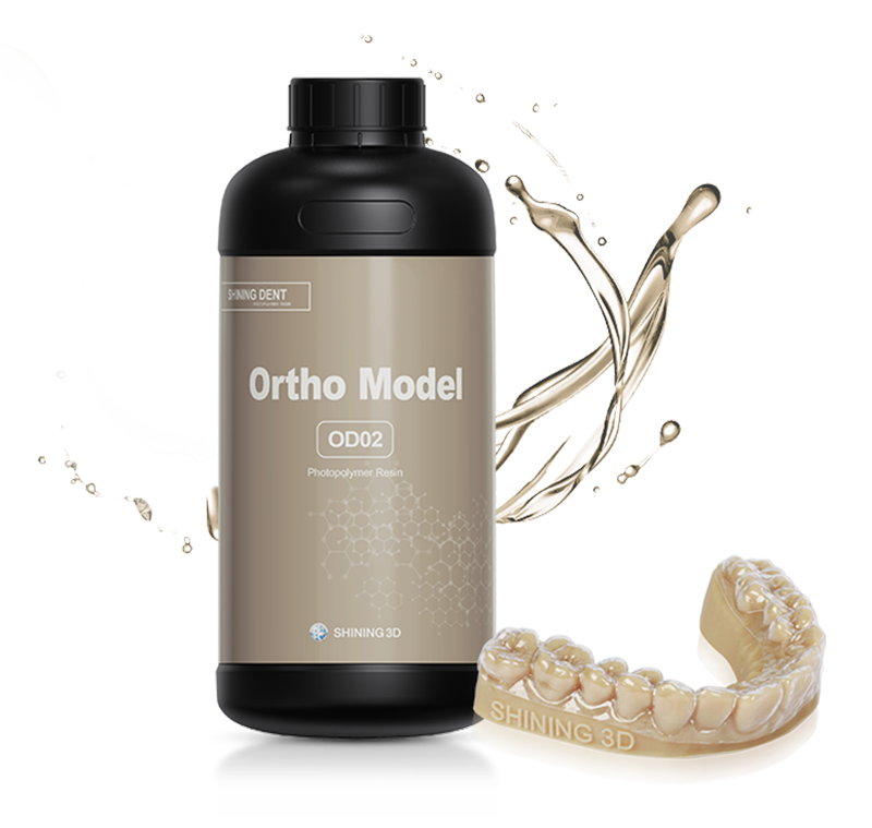 Shining 3D Resin Orthodontics model brown OD02