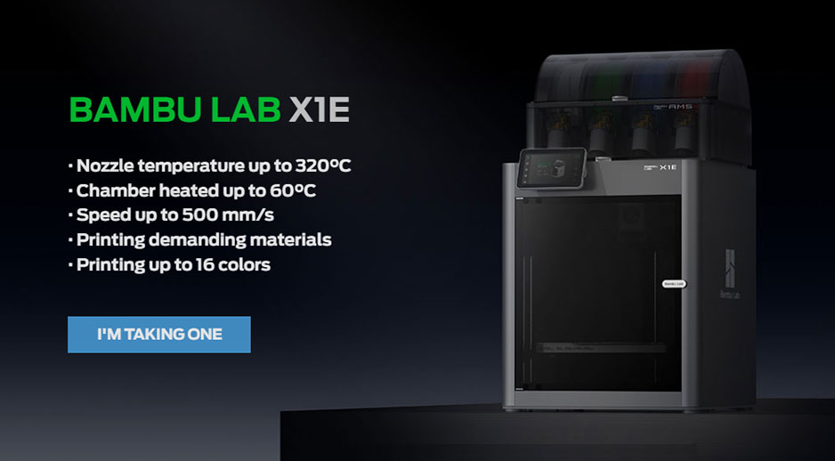 Bambu Lab X1-Carbon Combo + AMS - Imprimante 3D + Accessoires +