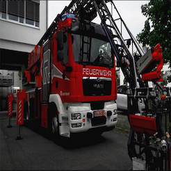 EINSCAN : Personnalisation d'un camion de pompiers Rosenbauer avec EinScan Pro HD