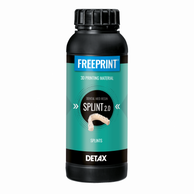Résine Detax Freeprint Splint 2.0 Transparent Clair