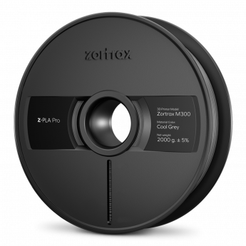 Filament Zortrax Z-PLA Pro 1,75mm 2kg Gris froid
