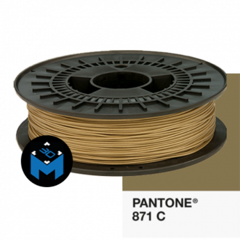 Filament PLA Machines-3D 2,85mm 750g Pantone Or 871 C